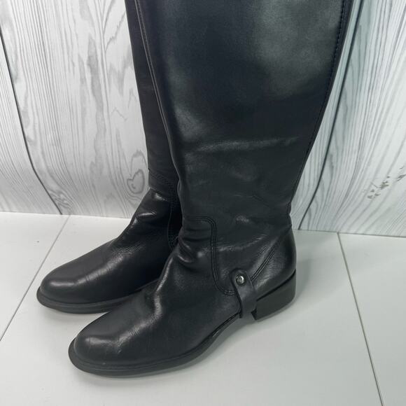 Vintage Black Leather Rding Boots Clara low - Picture 2 of 9